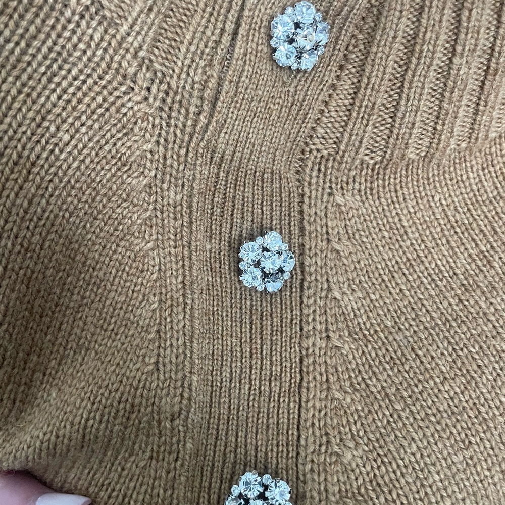 J. Crew Tan Crew Neck Sweater Soft Knit - Picture 4 of 6